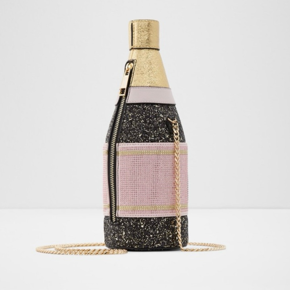 Aldo Baldromma Cheers Champagne Bottle Crossbody Bag - Picture 9 of 15